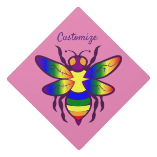 Toque De Diplômé Abeille arc-en-ciel mignonne Thunder_Cove