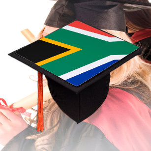 Toque De Diplômé Afrique du Sud et drapeau africain - Étudiants /Un