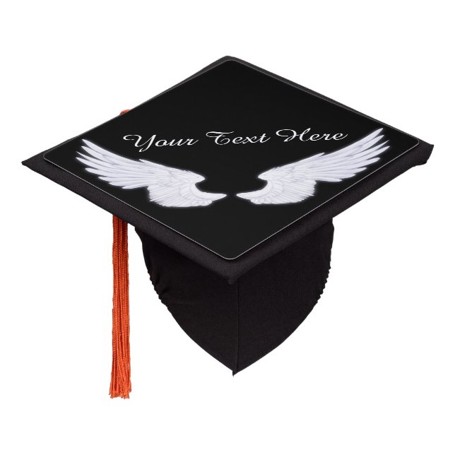 Toque De Diplômé Ailes blanches d'ange de Falln (Incliné)