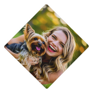 Toque De Diplômé Ajouter une photo de Yorkshire Terrier Personnalis