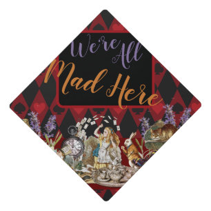 Toque De Diplômé Alice au pays des merveilles Mad Cheshire Chat