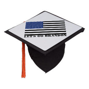 Toque De Diplômé Allons Brandon usa vote drapeau bleu