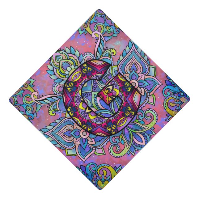 Toque De Diplômé Alphabet G mandala (Devant)