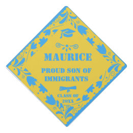 Toque De Diplômé Année de classe personnalisée | Latino Papel Picad