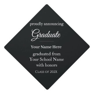 Toque De Diplômé Annonce de remise des diplômes de la promotion 202