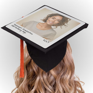 Toque De Diplômé Appareil Photo Instantané Rétro Vintage Votre Phot