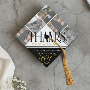 Toque De Diplômé Appel de calligraphie Merci Cinq Photo 