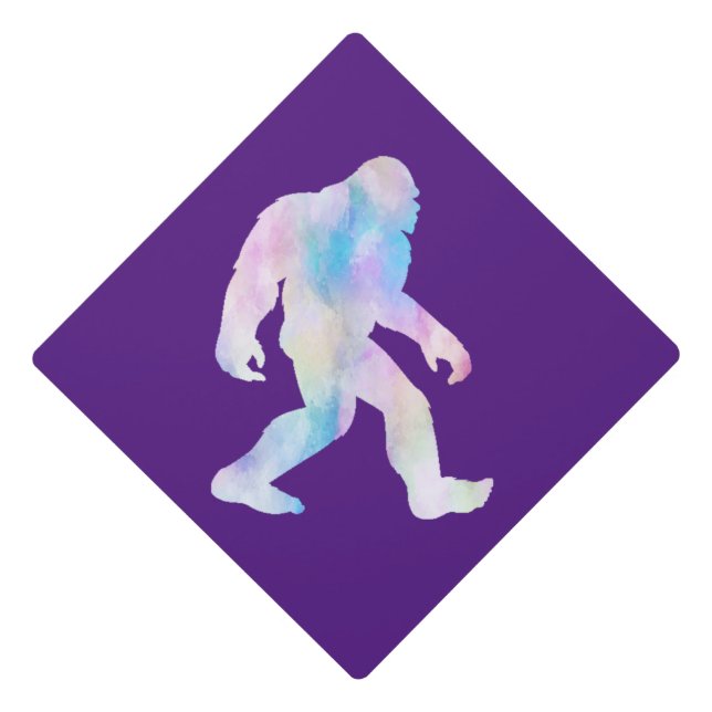Toque De Diplômé Aquarelle Bigfoot (Devant)