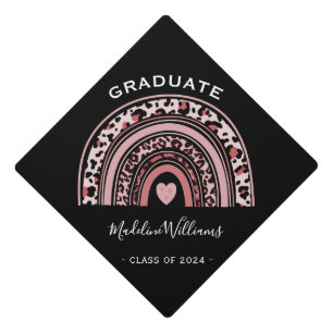 Toque De Diplômé Arc-en-ciel Boho