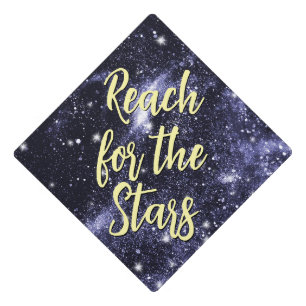 Toque De Diplômé Atteindre pour les étoiles Violet violet galaxie n