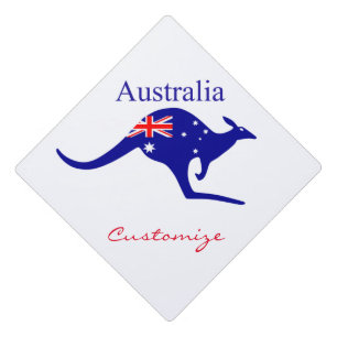 Toque De Diplômé Australie Drapeau Kangaroo Thunder_Cove