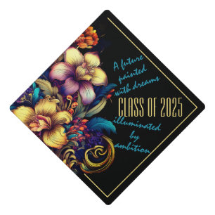 Toque De Diplômé Avenir Fleurissant - Inspiration de la peinture ho