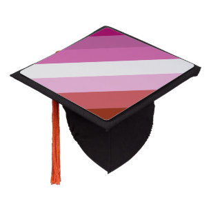 Toque De Diplômé Baguette à lèvres Drapeau de la fierté lesbienne C