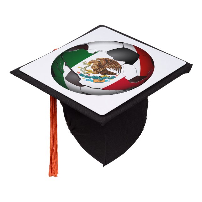 Toque De Diplômé Bal de football mexicain (Incliné)