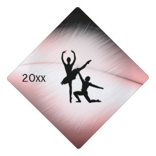 Toque De Diplômé Ballet Couple Danse Accent rose