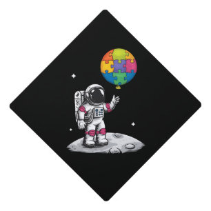 Toque De Diplômé Ballon d'astronaute autiste Espace Sensibilisation