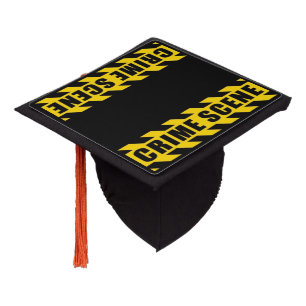 Toque De Diplômé Bande de scène de crime - Topper Casquette