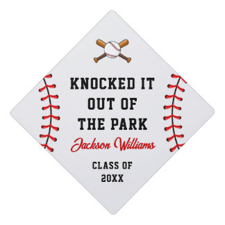 Toque De Diplômé Baseball Sports Graduation Cap Topper