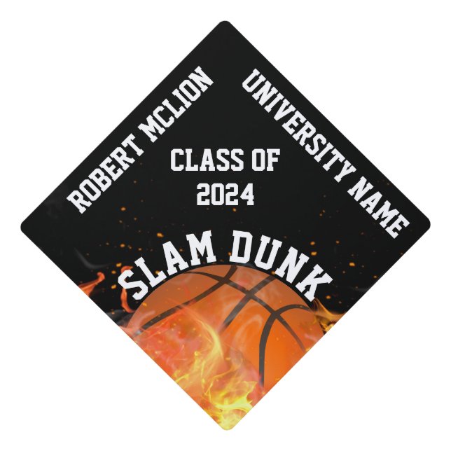 Toque De Diplômé Basket-ball du Personalized (Devant)