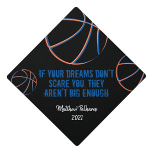 Toque De Diplômé Basketball Dreams Graduation Cap Topper