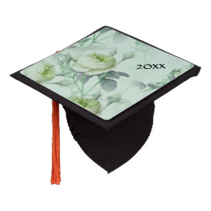 Toque De Diplômé Belle florale Vintage
