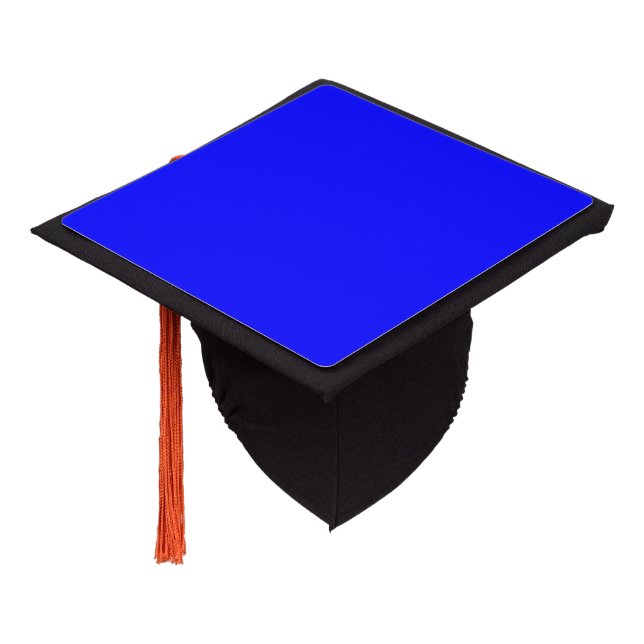 Toque De Diplômé Bleu (Incliné)