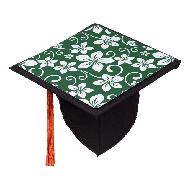 TOQUE DE DIPLÔMÉ BLEU HAWAII (VERT FORESTIER) (Incliné)