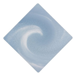 Toque De Diplômé Bleu Vague 1 Calme Changement Calme Relaxez-vous