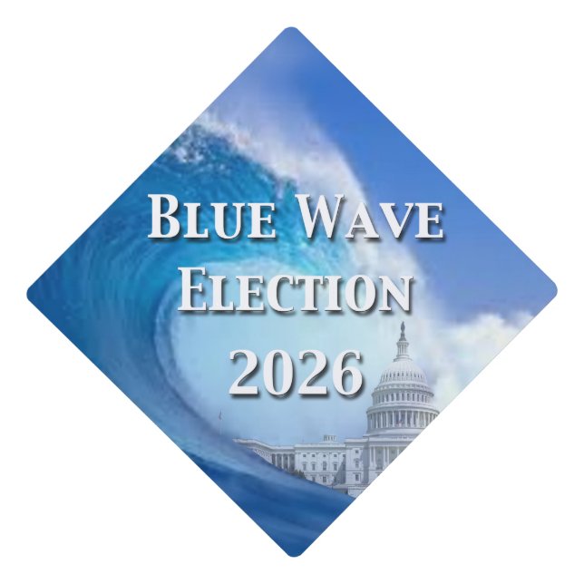 Toque De Diplômé Blue Wave Election 2026 (Devant)