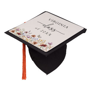 Toque De Diplômé Boho floral