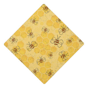 Toque De Diplômé Bourdonnement d'abeilles Abeilles à miel Mignonnes