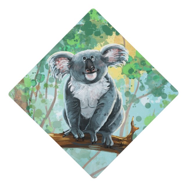 Toque De Diplômé Cadeaux et accessoires pour ours Koala (Devant)