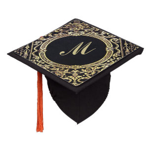 Toque De Diplômé Cadre fleuri d'or de Falln (perfectionnez pour un