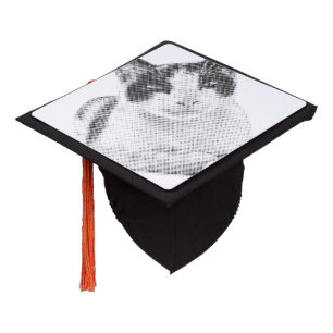 Toque De Diplômé Calicot Rétro Demi-Teinte