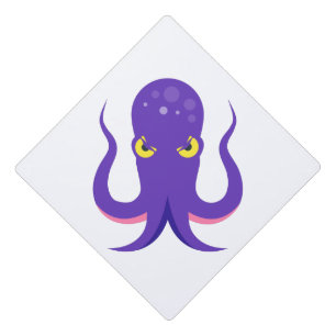 Toque De Diplômé Calmar pourpre d'Octopus