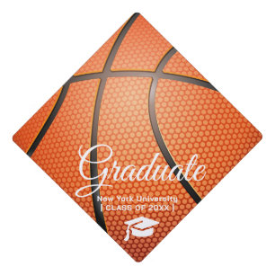 Toque De Diplômé Calotte de fin d'études personnalisée Basketball