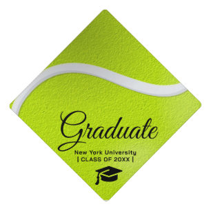 Toque De Diplômé Calotte de fin d'études personnalisée TENNIS