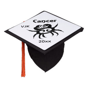Toque De Diplômé Cancer Symbole zodiaque et année des signes Monogr