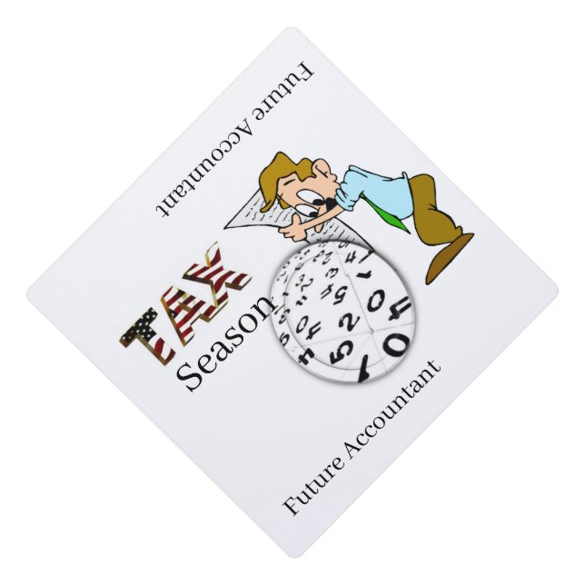 Toque De Diplômé Cap Topper Future Accountant (Devant)