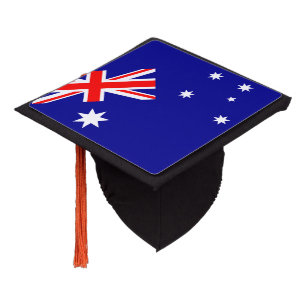 Toque De Diplômé Capuchon de graduation du drapeau australien