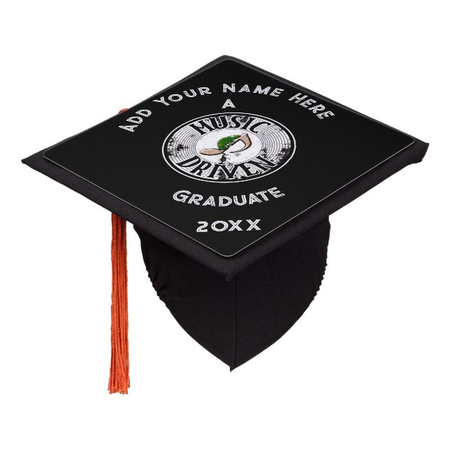 Toque De Diplômé Capuchon de graduation piloté par la musique (Incliné)