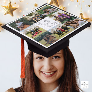 Toque De Diplômé Carré de collage de photos moderne pour diplômés