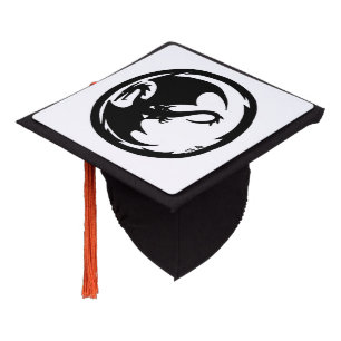 Toque De Diplômé Casquette de graduation blanche Black Dragon