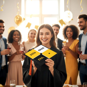 Toque De Diplômé Casquette de remise des diplômes 2026 Grad Era Noi