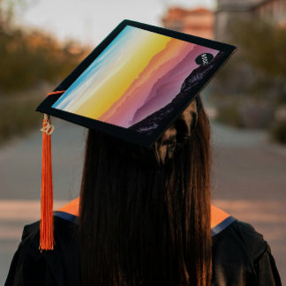 Toque De Diplômé Casquette de remise des diplômes en une étape - Ho