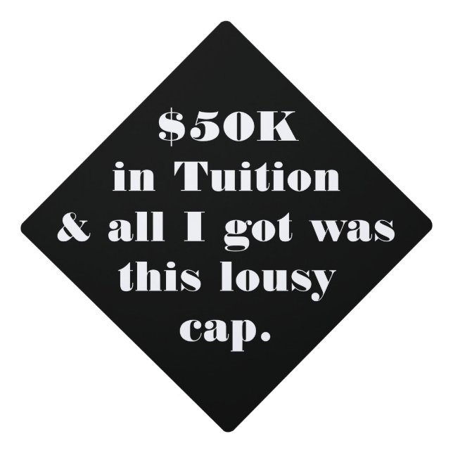 Toque De Diplômé Casquette drôle de diplômé - personnaliser avec (Devant)
