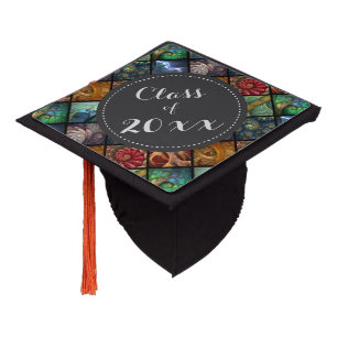 Toque De Diplômé Casquette fait sur commande Topper d'obtention du