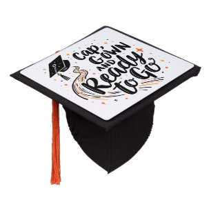 Toque De Diplômé Casquette, Gown et Ready to Go