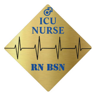 Toque De Diplômé Casquette infirmier de l'ICU masculin Topper