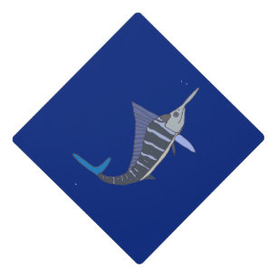 Toque De Diplômé Casquette marlin rayé